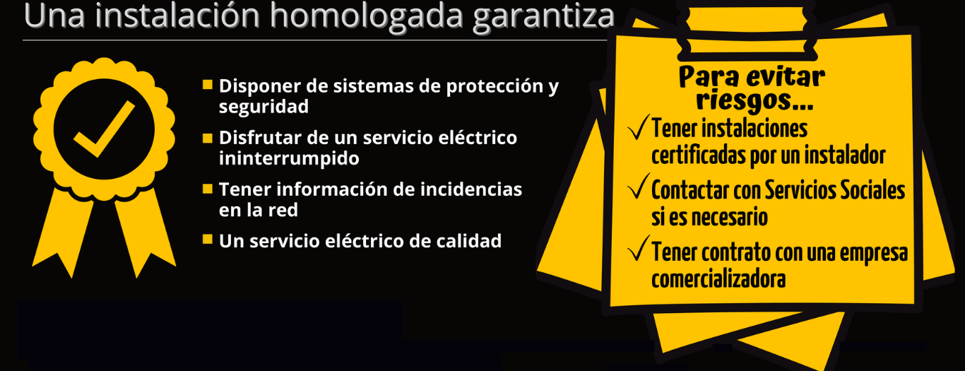 infografia amb les garanties duna installació homologada