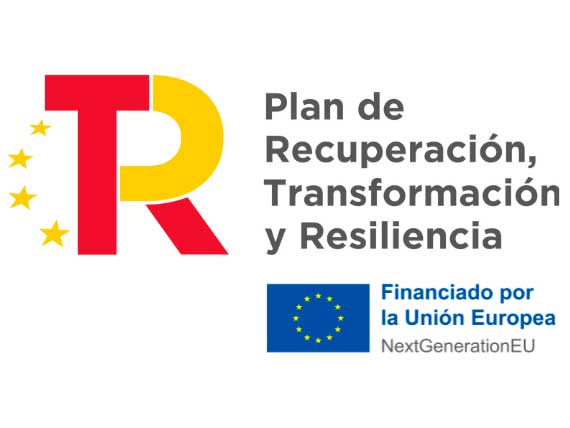 Plan de recuperación, transformación y resiliencia financiado por la Unión Europea